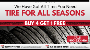 White Tire Promotion Digitalt display Template