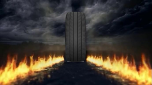 Brown Tire Discount Promotion Digital Display Template