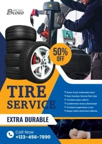 Tires Repair Services Video Template A4