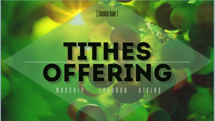 Church Offering Template | PosterMyWall