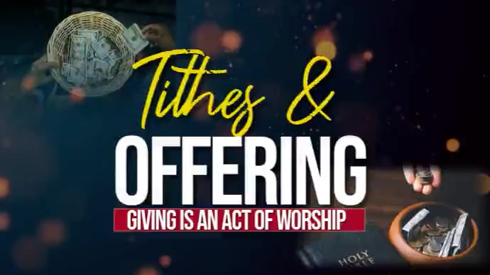 TITHES AND OFFERING Template | PosterMyWall