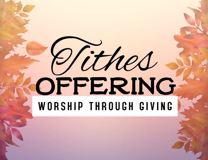 Copy of TITHES AND OFFERING | PosterMyWall