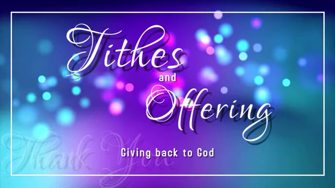 Copy of Tithes and offering | PosterMyWall