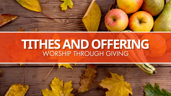 Tithes and offering display Template | PosterMyWall