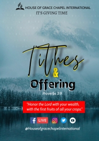 tithes and offering flyer Template | PosterMyWall