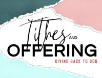 Tithes and Offerings Template | PosterMyWall