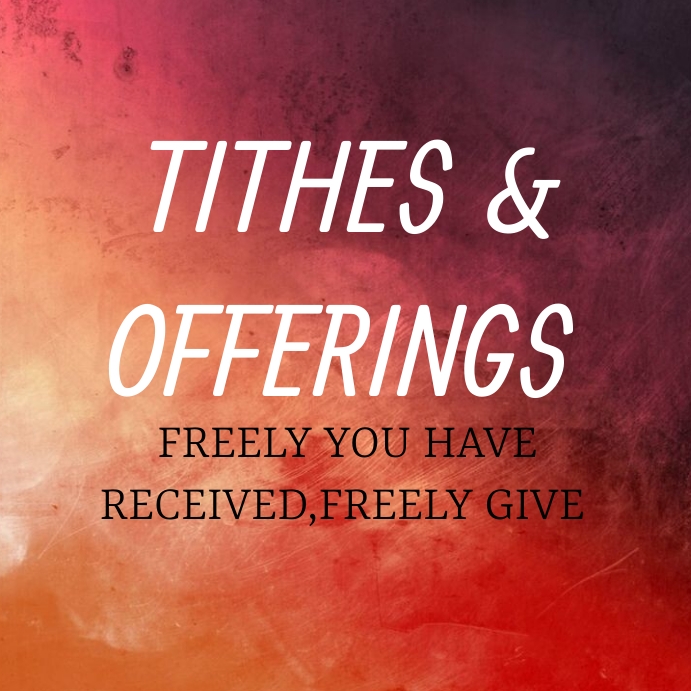 Tithes and offerings Template | PosterMyWall
