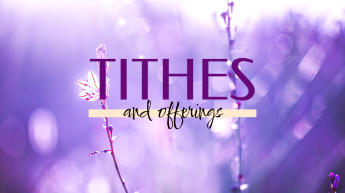 tithes and offerings Template | PosterMyWall