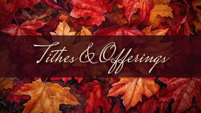tithes and offerings Template | PosterMyWall