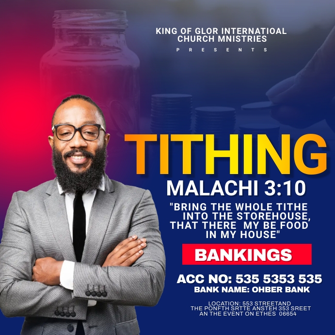 Copy of tithing | PosterMyWall