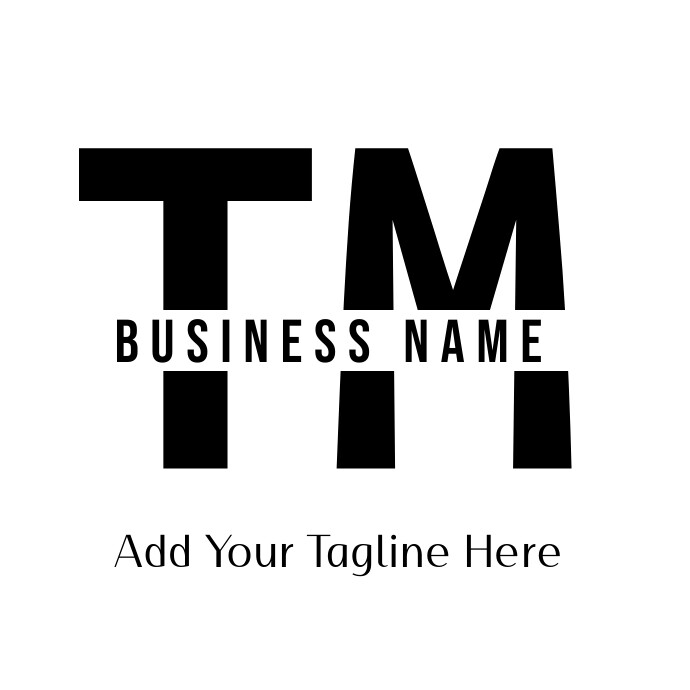 Tm Template Header TM logo template เทมเพลต | PosterMyWall