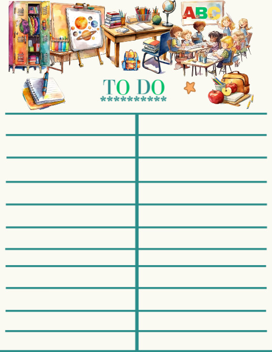 To Do List Template | PosterMyWall
