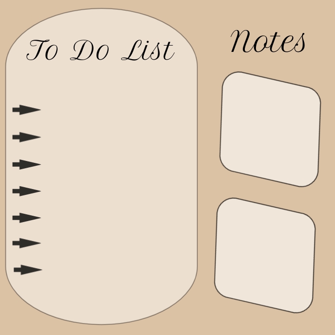 To do list / Notes Template | PosterMyWall