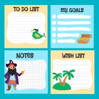 To Do List School Publicação no Instagram template