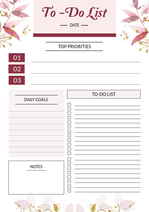 To Do List Layout Computer To Do List Template | PosterMyWall