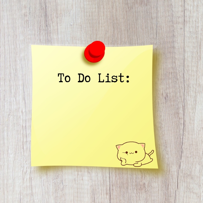Copy of To do list Template PosterMyWall