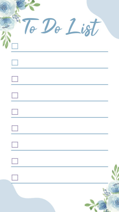 To Do List Template | PosterMyWall
