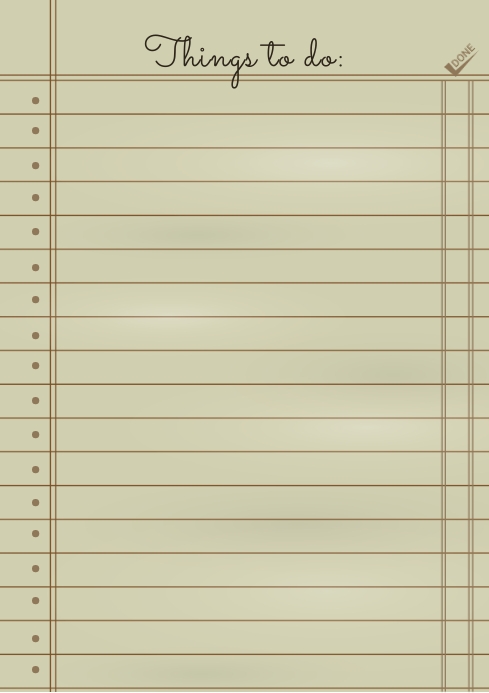 to-do-list template | PosterMyWall