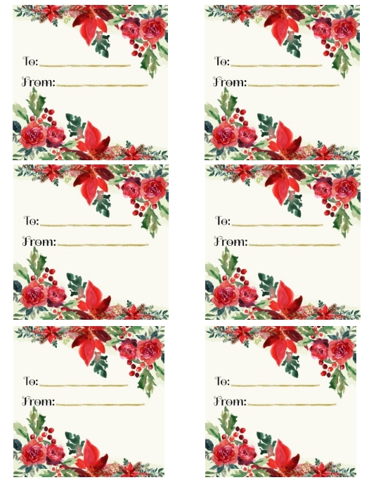 To From Labels Set of 6 Template | PosterMyWall