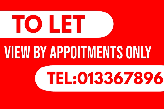 To Let Pointer Sign Copy of TO LET POSTERS | PosterMyWall