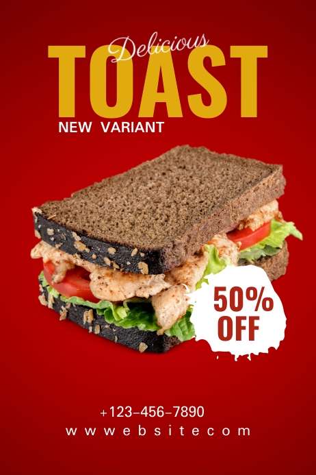 TOAST Template | PosterMyWall