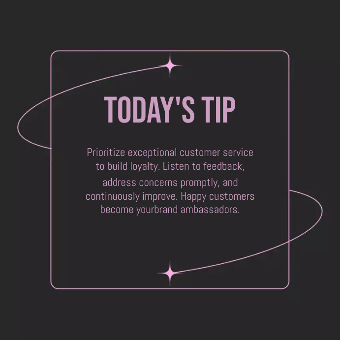 Today's Tips Instagram Post template