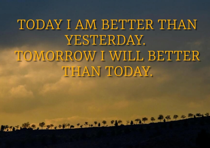 TODAY AND TOMORROW QUOTE TEMPLATE | PosterMyWall