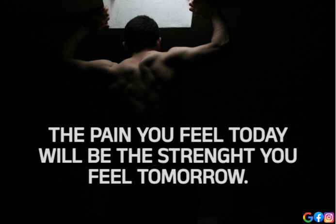 TODAY AND TOMORROW QUOTE TEMPLATE Poster