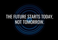TOMORROW AND TODAY QUOTE TEMPLATE | PosterMyWall