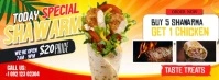 Today Soecial Shawarma Фотография обложки профиля Facebook template