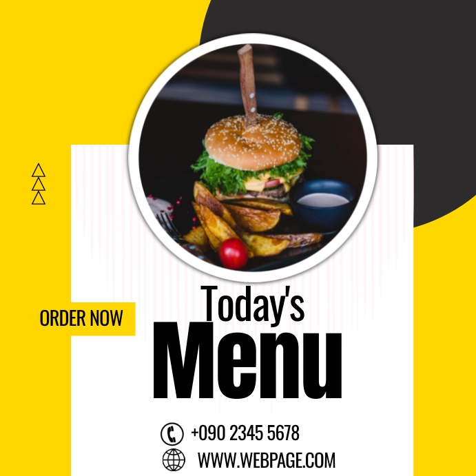 Plantilla de TODAYS MENU FLYER,RESTAURANT,FOOD | PosterMyWall