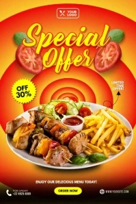 Todays special Poster template