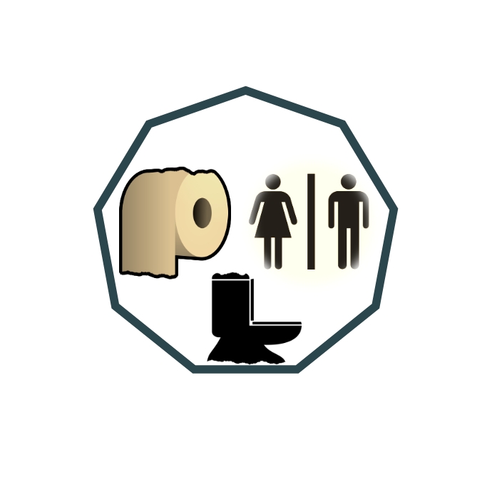 Toilets Paper Logo template