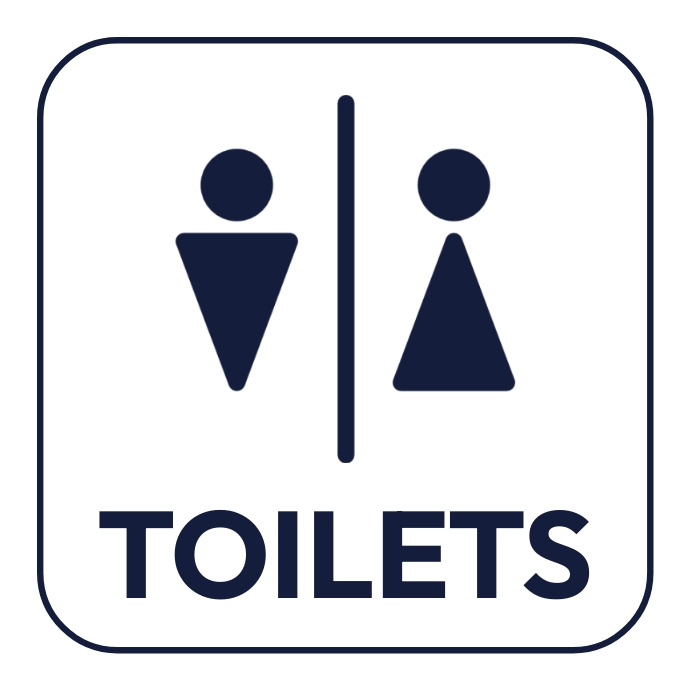 Toilets sign Template PosterMyWall