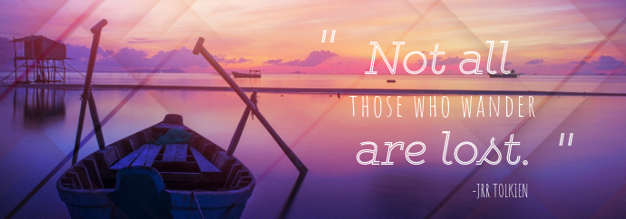 Tolkien Quote Tumblr Header Template Postermywall