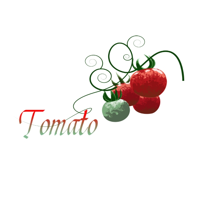 Tomato logo, La tomatina template