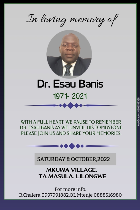 Tombstone Invitation card Template PosterMyWall Tombstone Invitation card Template PosterMyWall