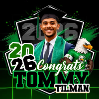 Tommy Tilman: Graduation Day 2026 Instagram Post template