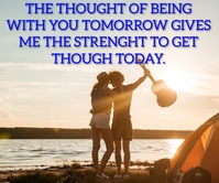 TOMORROW AND TODAY QUOTE TEMPLATE | PosterMyWall