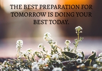TODAY AND TOMORROW QUOTE TEMPLATE | PosterMyWall