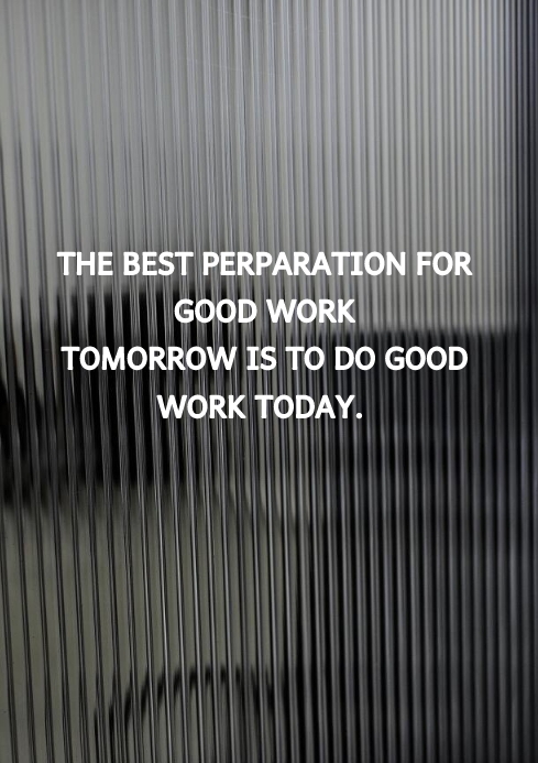 TOMORROW AND TODAY QUOTE TEMPLATE | PosterMyWall