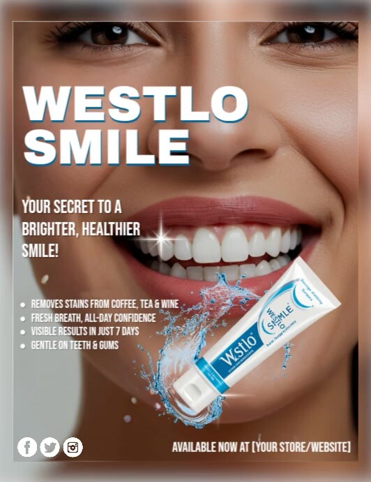 Toothpaste Template | PosterMyWall