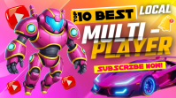 Top 10 Best Multiplayer Games YouTube Thumbnail template