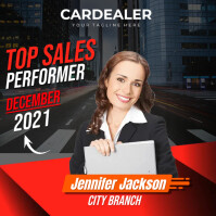 Top Sales Post Example Top Sales Performer Template | PosterMyWall
