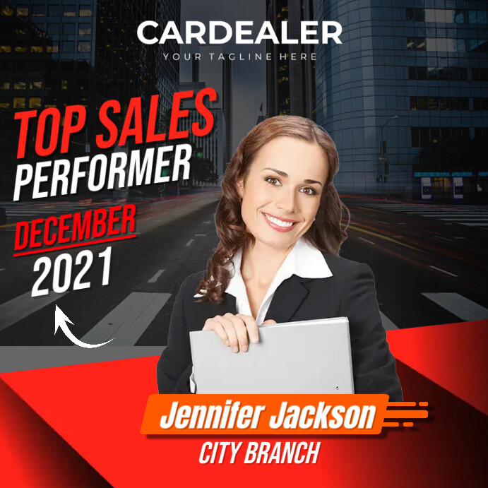 Top Sales Agent Template | PosterMyWall