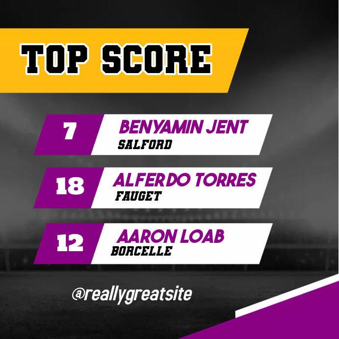 Top Score Designs Top Score Template | PosterMyWall