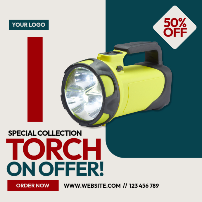 Torch sale Template | PosterMyWall