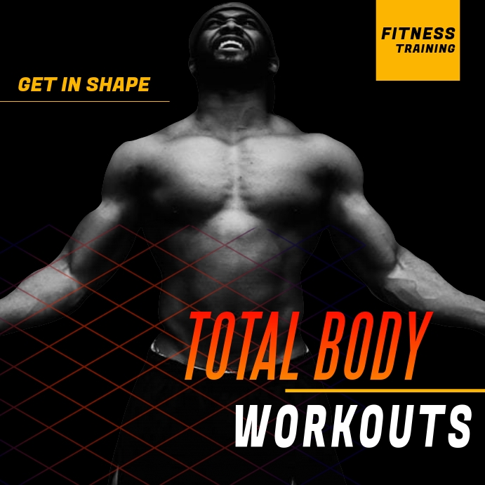 Body Fit Design Copy of total body fitness | PosterMyWall