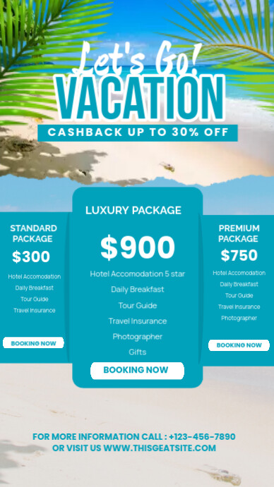 Tour & Travel Package Editable Instagram-verhaal template