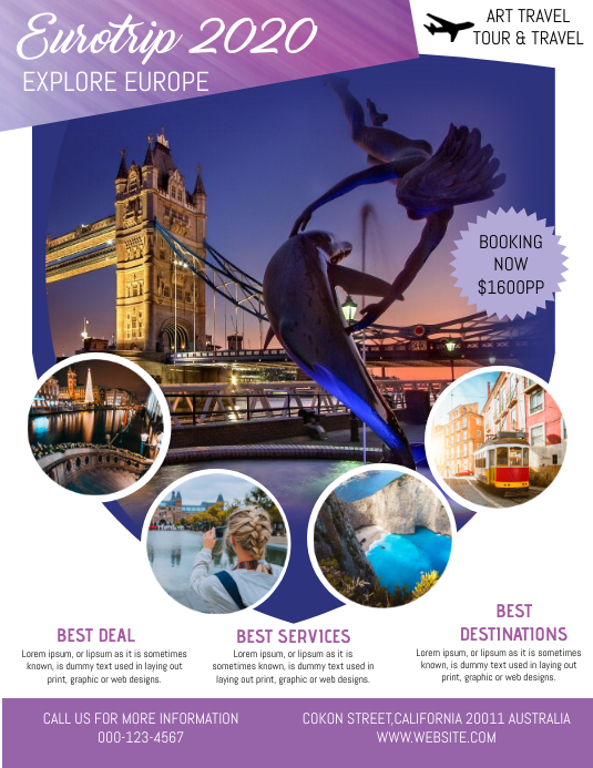 TOUR AND TRAVEL FLYER DESIGN Template | PosterMyWall